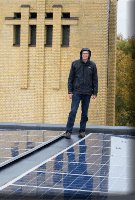 Simon peters kirke kolding solceller